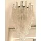 Vintage-Inspired Venetian Murano Glass Conchiglie Chandelier in Black Nicle