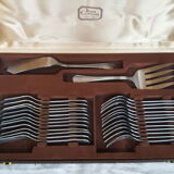 Cutlery service fish Jean Couzon Goldsmith stainless 26 pieces