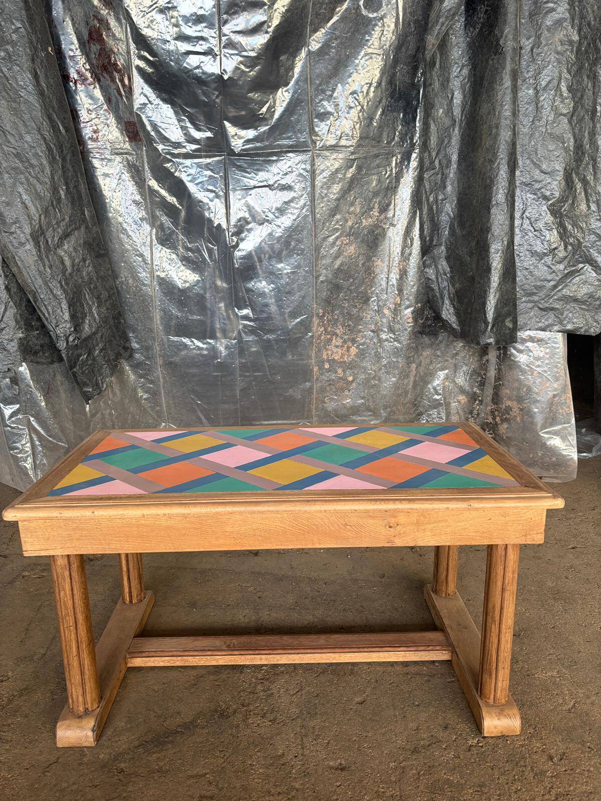 Colorful coffee table