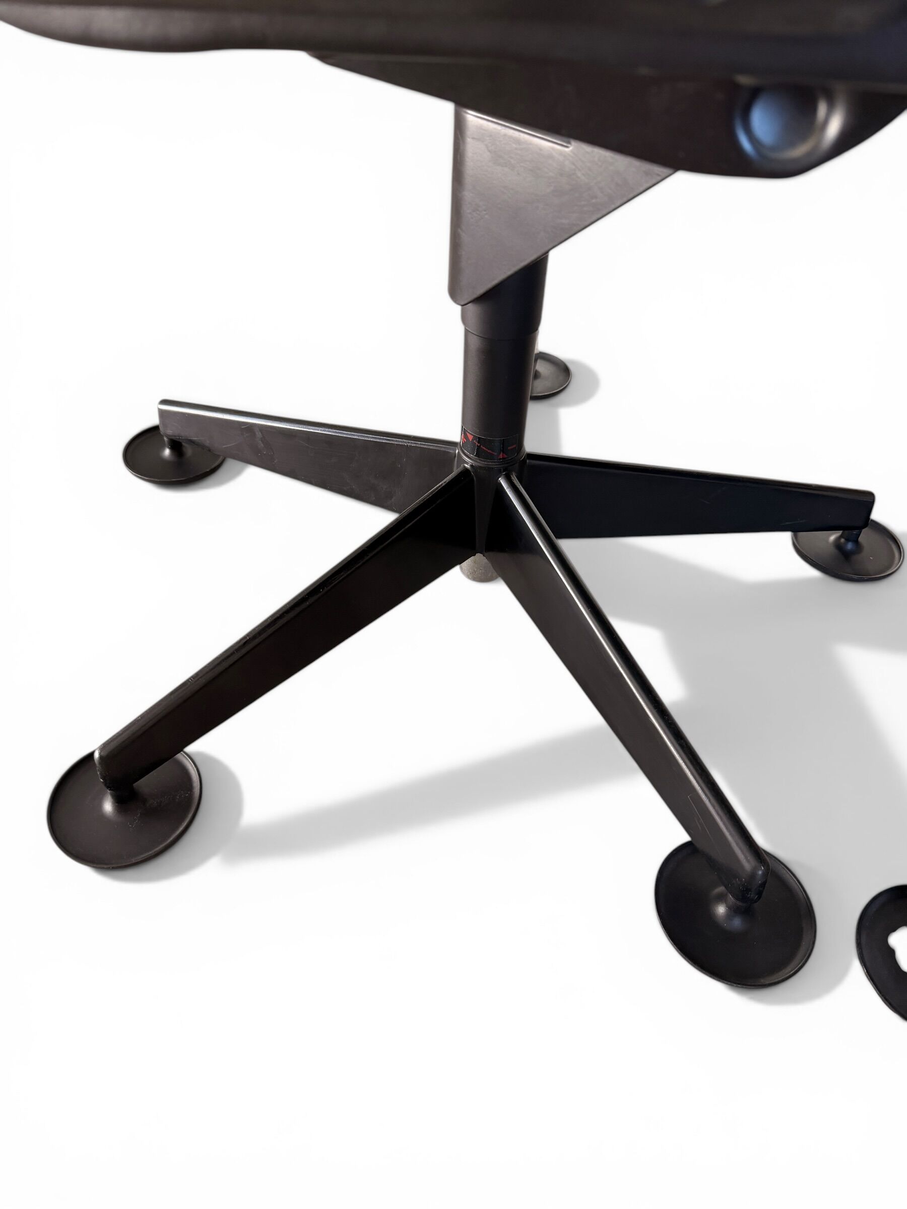 Richard Sapper Office Chair for Knoll - Vintage Black Leather