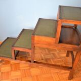 Library staircase bench table
