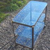 Rolling dessert trolley designed by Pierre Vandel