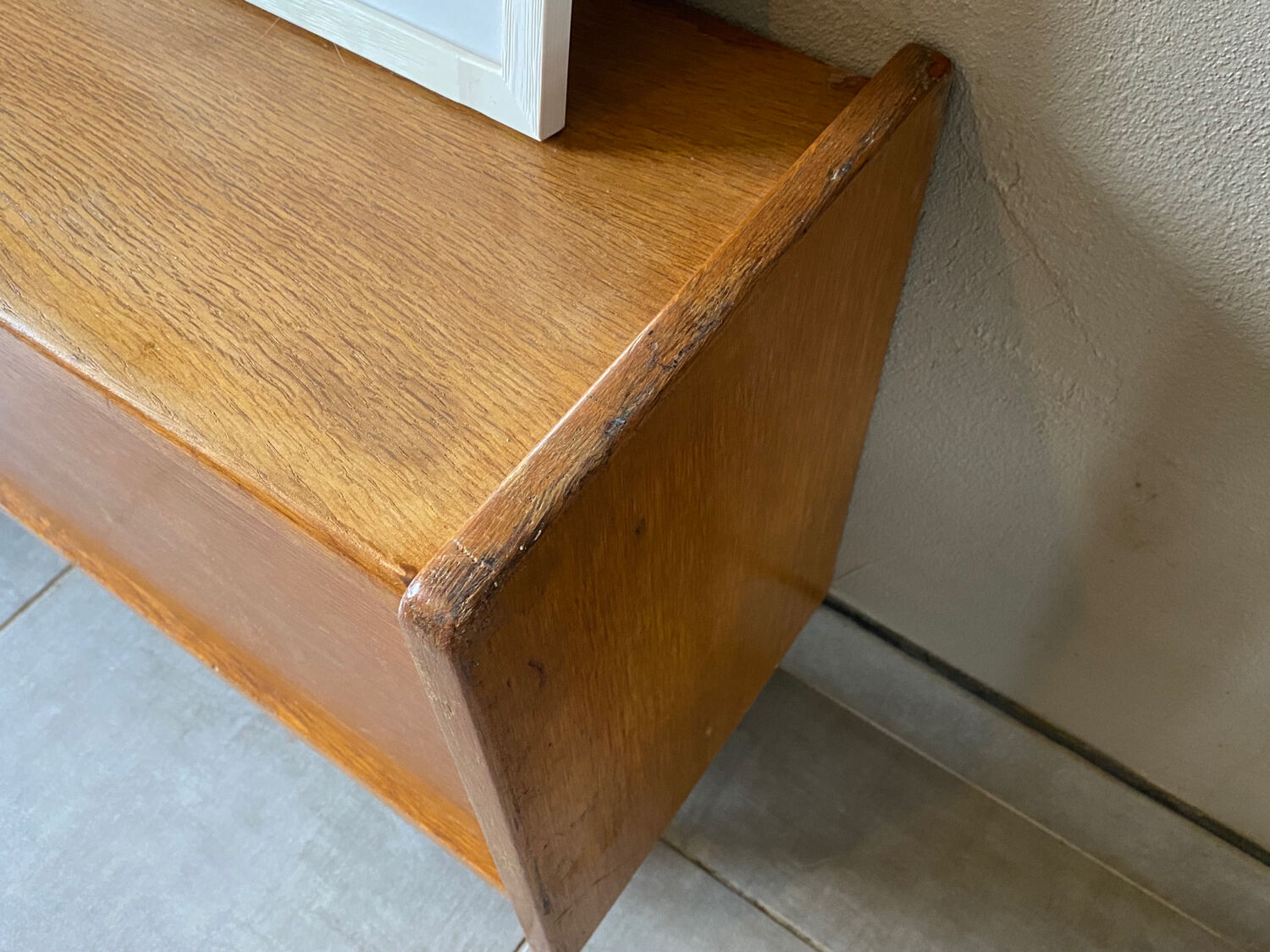 Vintage wooden row from the 50s-60s