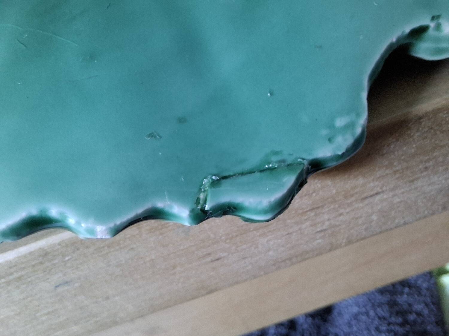 Vintage Sarreguemines slipware dishes