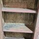 Pink showcase in Burmese teak