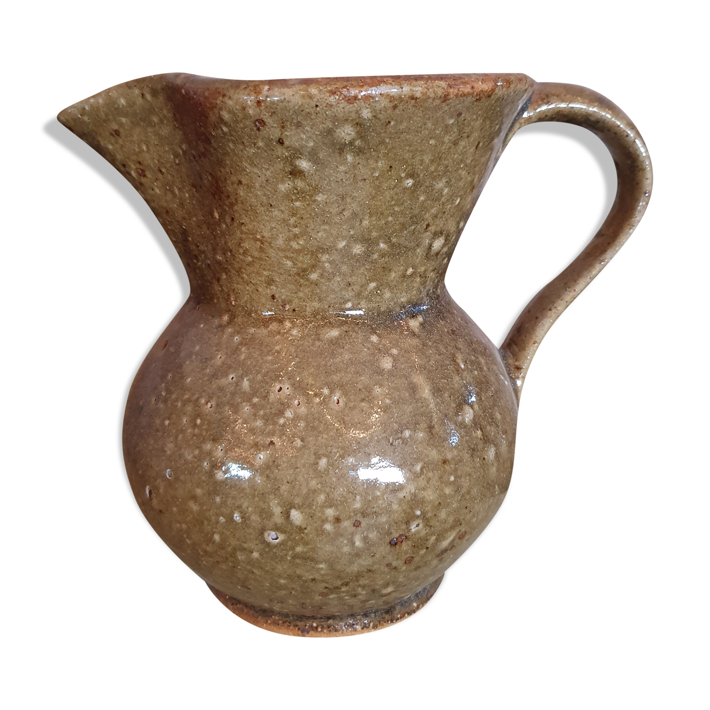 Green sandstone decanter