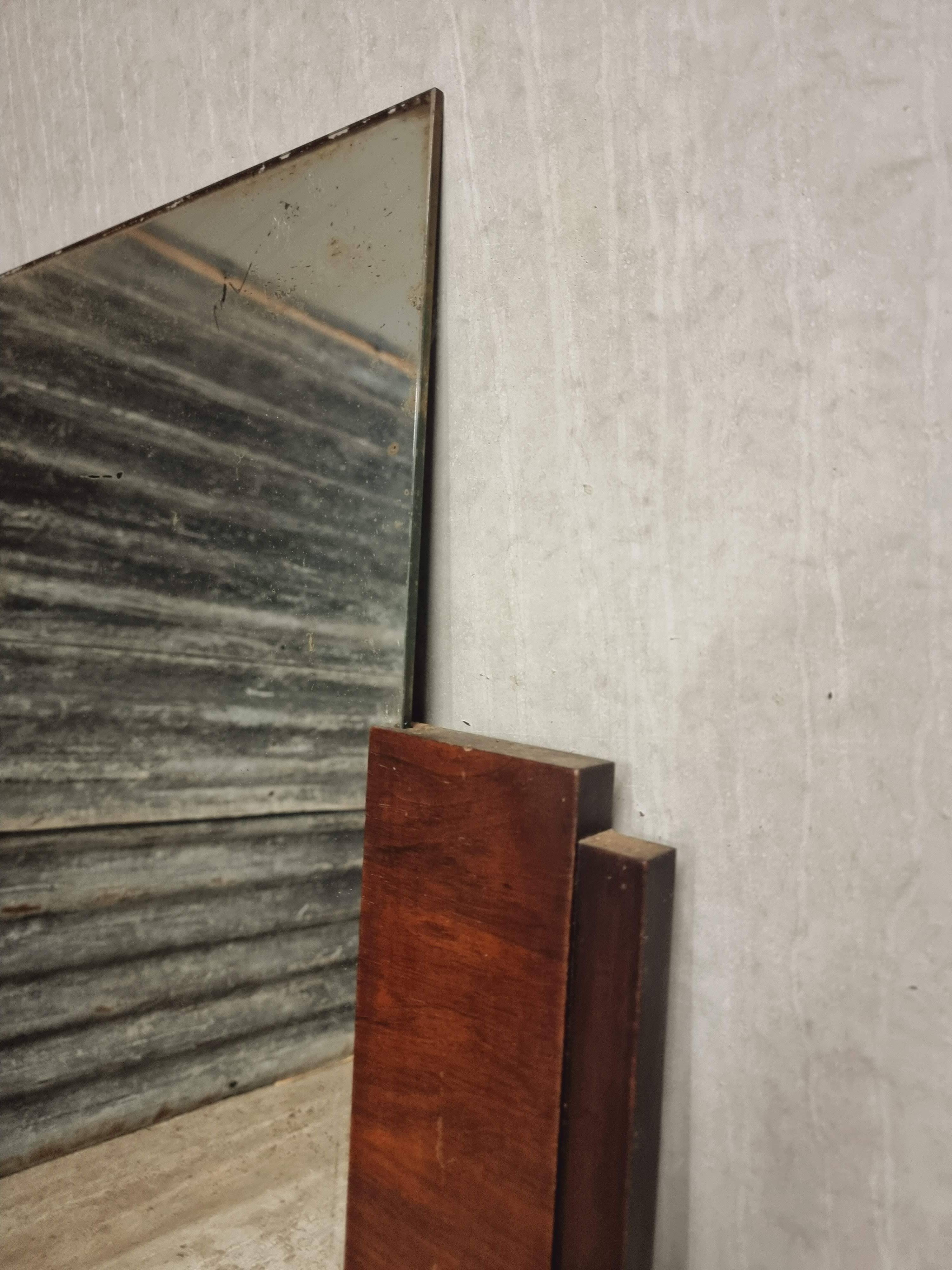 Antique Art Deco mirror 100 x 140 cm 1920