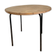 Table basse ronde bois et métal