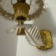 60s gold plexi wall lights