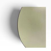 Vintage mint green round coffee table/side table with chrome legs.