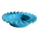 CENDRIER Vide-Poche Verre OPALIN Bleu