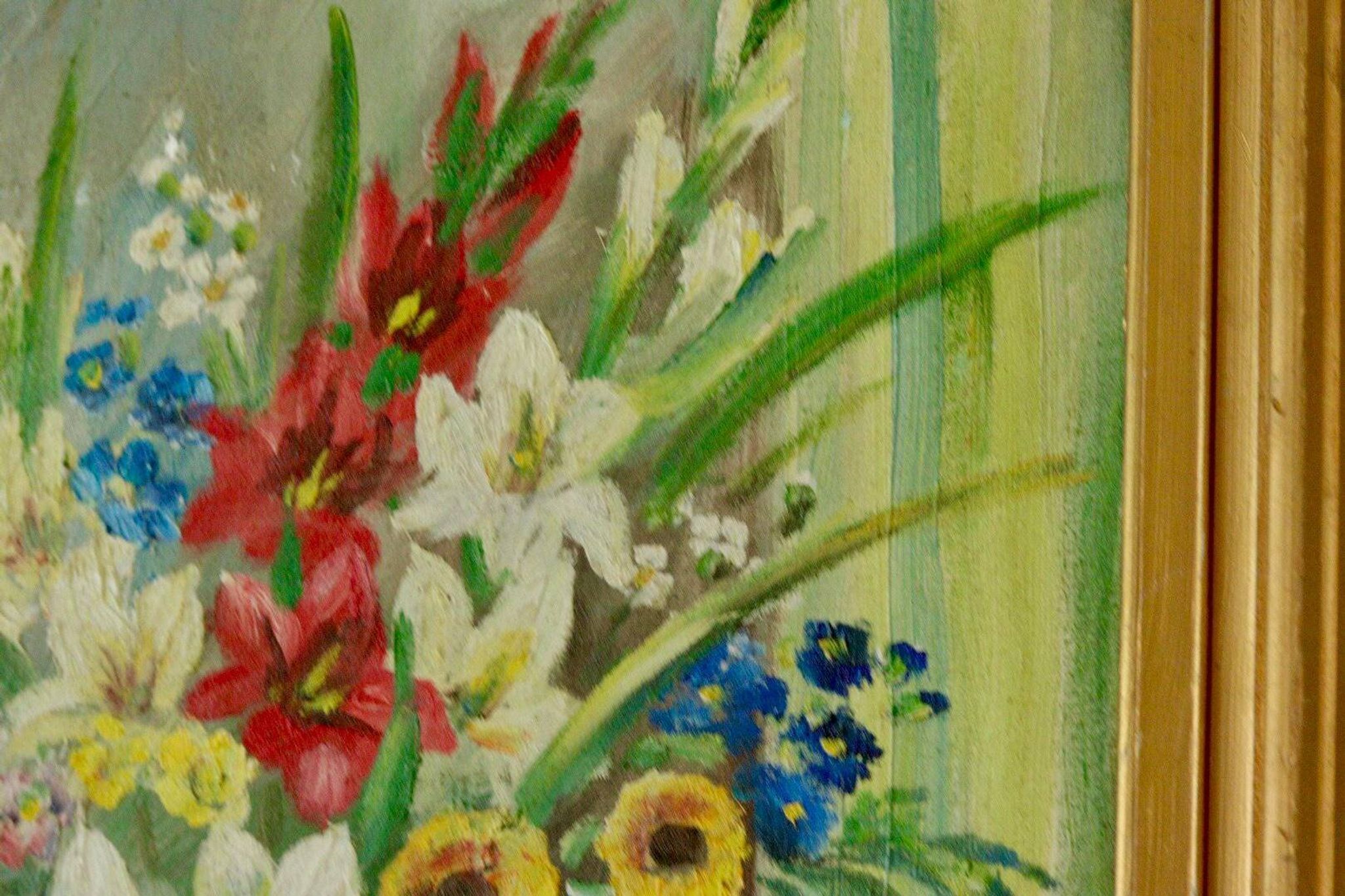Still Life with Flowers by Hilding N