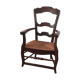 Fauteuil provençal paillé