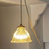 Suspension or hanging lamp holophane wire rope