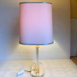 Plexiglass and brass lamp