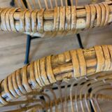 Pair of rattan armchairs for children