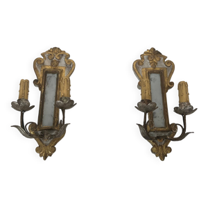Paire d'appliques en