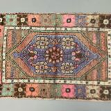 Turkish oushak rug 117x82 cm vintage carpet
