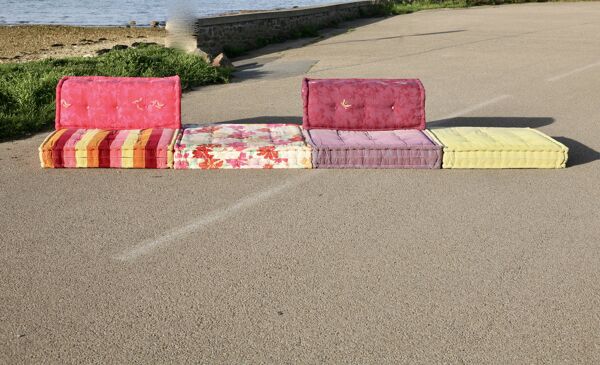 Canapé Mah Jong, Hans Hopfer, Roche Bobois, années 2010