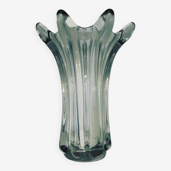 Large Vannes crystal vase