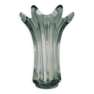Large Vannes crystal vase