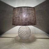 Mid-century design Holmegaard Swirl lamp , 1970s Denmark