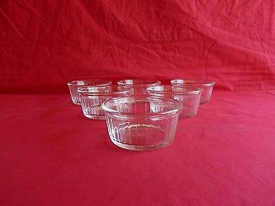 6 duralex glass ramekins