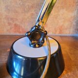 Old gray vintage articulated lamp from the 60s