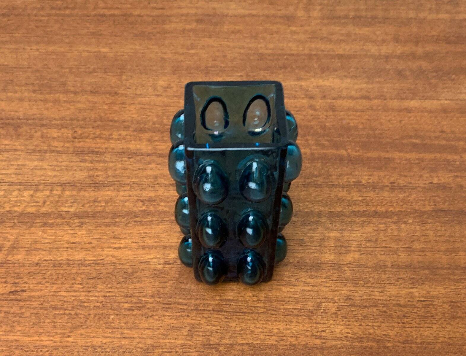 Bubble glass vase from the mid-century Scandinavian space age by Wilhelm Braun-Feldweg for Hirschberg, 1960s.