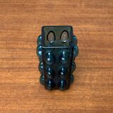 Bubble glass vase from the mid-century Scandinavian space age by Wilhelm Braun-Feldweg for Hirschberg, 1960s.