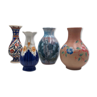 Vases vintage fleuris