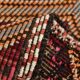 Burgundy & Red Stars Pattern Kilim Rug, 188x309Cm