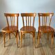 Set of 3 Luterma bistro chairs 50s