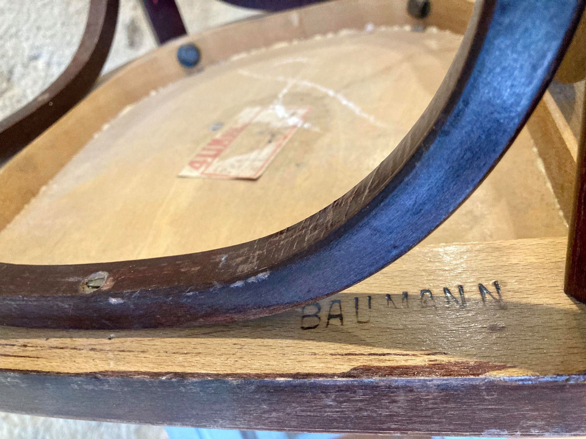 Lot of 2 Baumann chairs