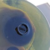 Outdoor photophore in bubbled glass by Verrerie du Marais