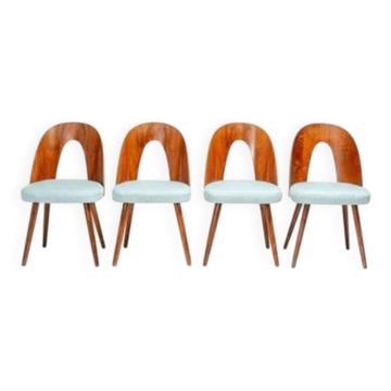 Antonín Šuman chairs set, Tatra Nábytok, Czechoslovak design 1960s
