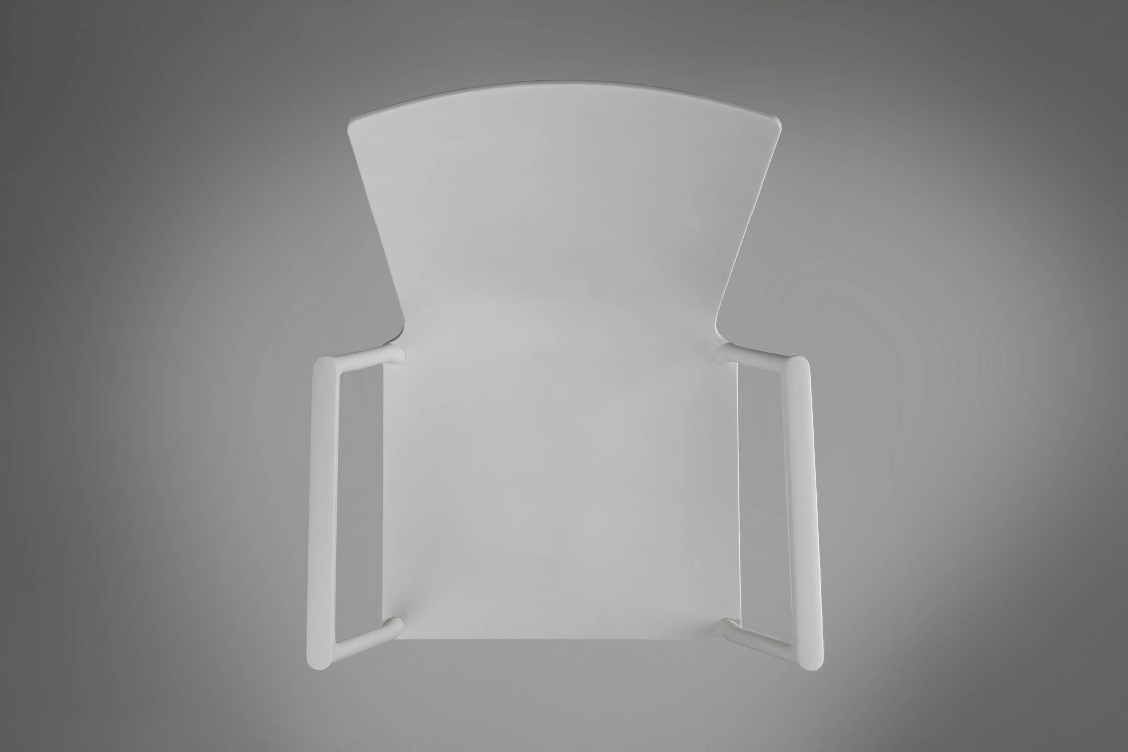 21th Century white design chair with armrests, Belgium