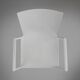 21th Century white design chair with armrests, Belgium