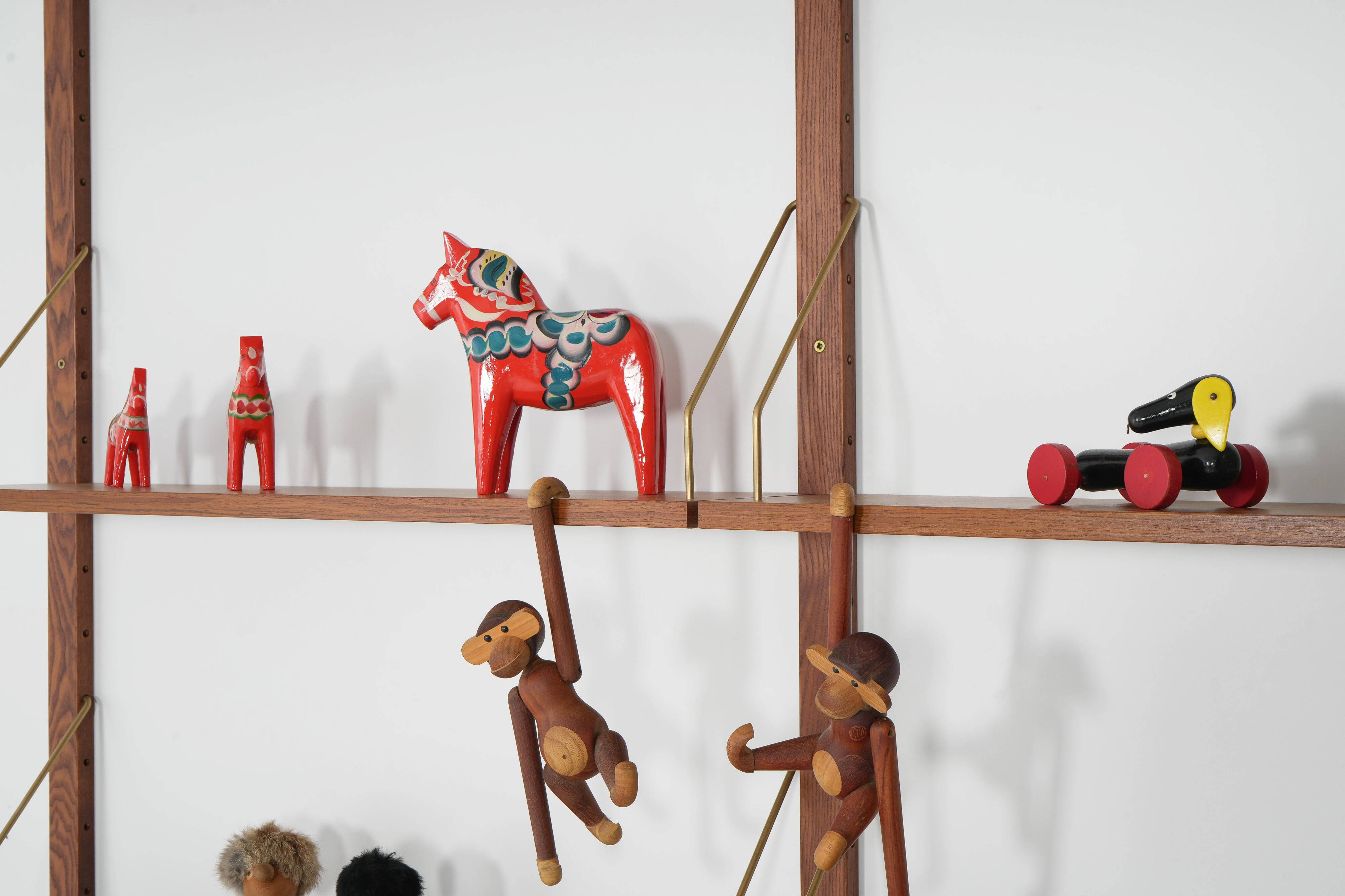 Teak modular shelving unit, Danish design, 1970s, made in Denmark