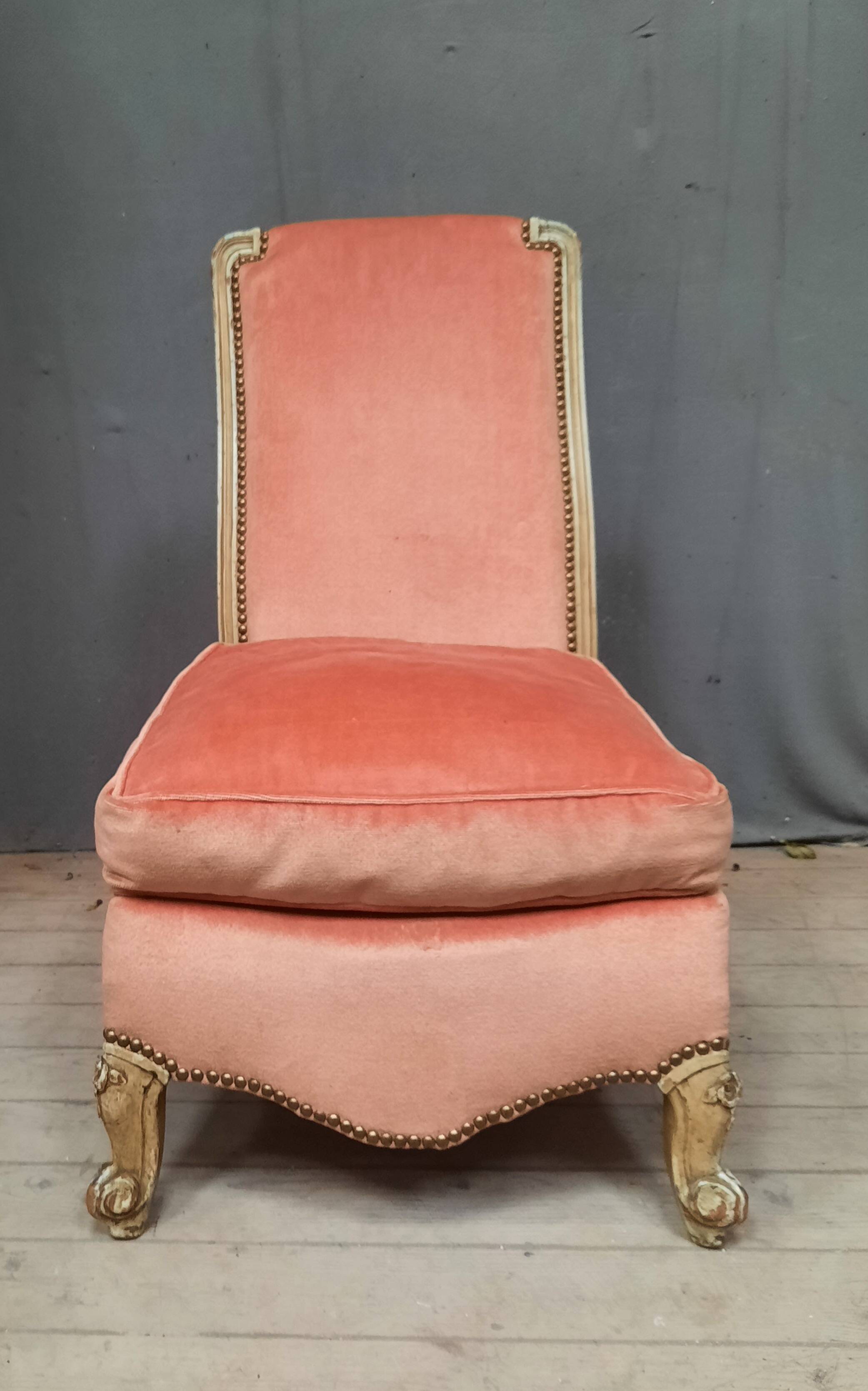 Louis XV style low chair