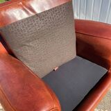 Leather club chair