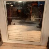 Large trumeau of woodwork mirror