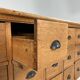 Pharmacy cabinet chest of drawers large oak antiques