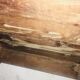 1900s country table/bistro table in its pattine