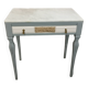 Dressing table with white marble top + chair
