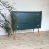 Vintage duck blue dresser