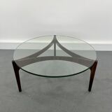 Rosewood coffee table by Sven Ellekaer for Christian Linneberg Mobelfabrik, 1960s