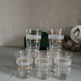 Set of 7 glasses