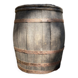 Harvest rack, wooden barrel