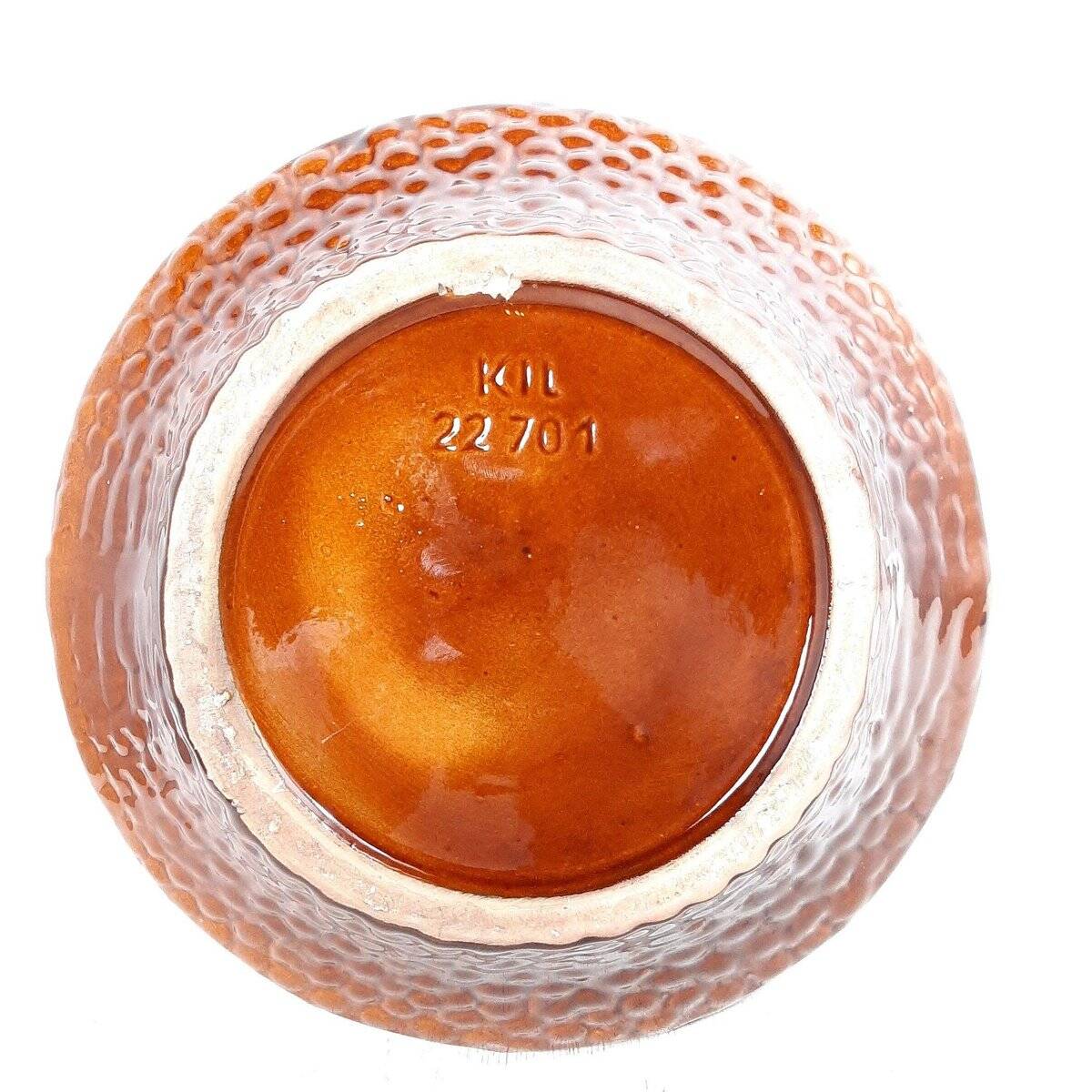 Large vintage lava ceramic vase by KIL Liboje, 1960s.